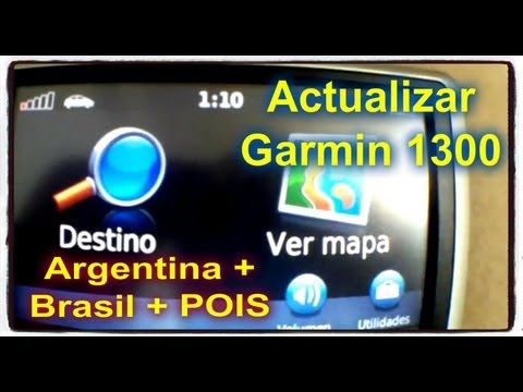 Actualizar Garmin Argentina + + POIS (radares, peajes, etc). - YouTube