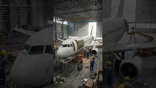 Ultra Luxury Airbus ACJ Renovation ✈️ | 5-Star Flying Palace Transformation #Shorts #LuxuryJet #AI