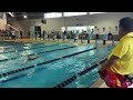 This is my 100 metre fly I came first in my age category !!! I am in the furthest lane !!