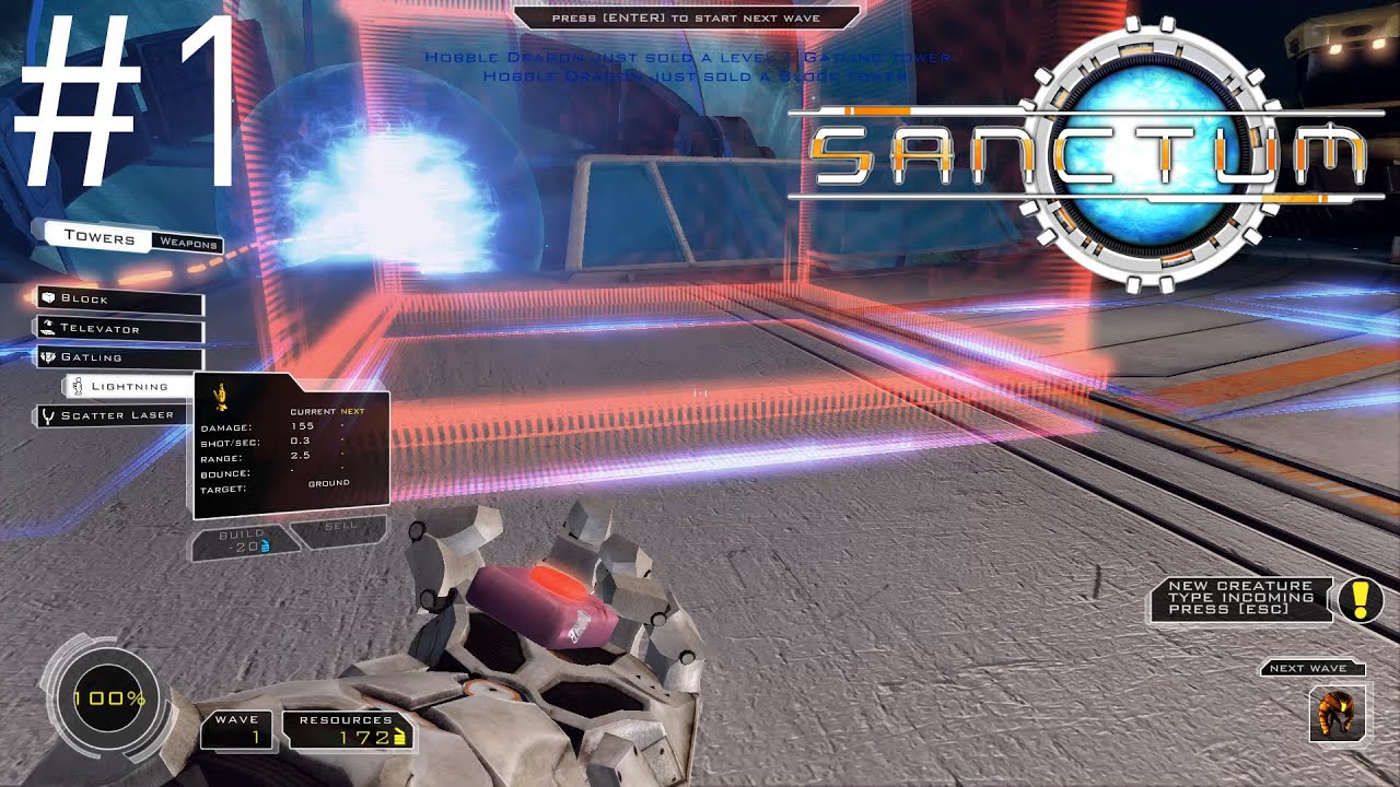 Sanctum (PC) Steam Free Play - #1 Cyber Glow-stick Neon Aliens