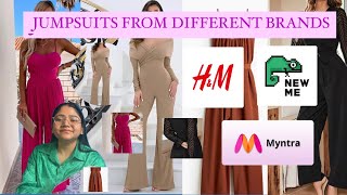 JUMPSUITS FROM DIFFERENT BRANDS || NEWME || H&M || MYNTRA || SOLID JUMPSUIT
