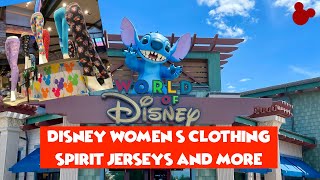 WORLD OF DISNEY at Disney Springs Part 2 of 5 | Women's Apparel, Spirit Jersey's, and More!