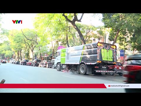 Hà Nội tăng cường nhân lực, thiết bị làm sạch môi trường dịp Tết Dương lịch | VTV24
