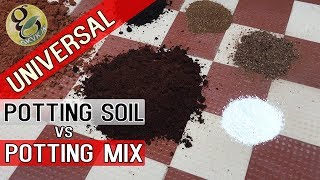 UNIVERSAL Potting Soil vs Potting Mix Differences | How to Make Best Potting Mixture for Plants