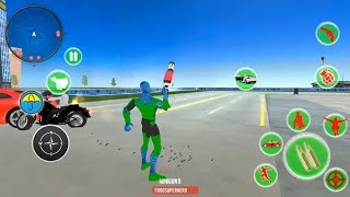 Frog Rope Superhero #2 | Flying Hero Vegas Gangster City - Android GamePlay screenshot 2