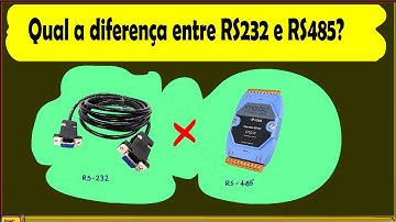 Acabou o mistério, vou revelar a diferença entre RS232 e RS485!