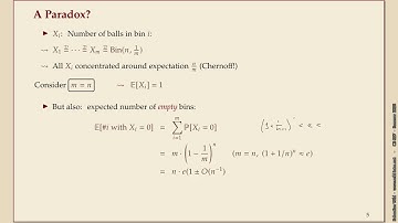 Advanced Algorithms (Summer 2025) 09-2 Balls and bins