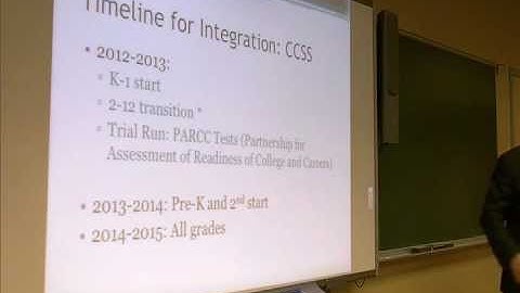 Nicholls CCSS and PARCC Current Timelines for Implementation