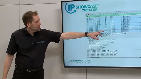AES67 and ST 2110 30 Interoperability in Real Life  Claudio Becker Foss, DirectOut GmbH