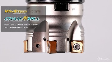 Economical solution in 90º Milling: CHASE-8-MILL (SQKU 10)