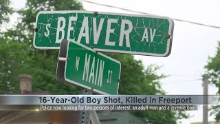 16-year-old killed in Freeport shooting, police search for two persons of interest