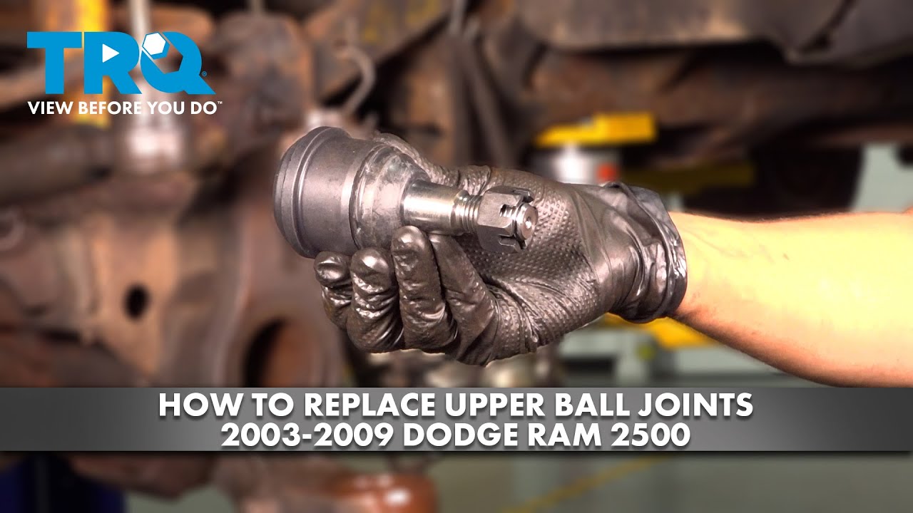 How to Replace Upper Ball Joints 2003-2009 Dodge Ram 2500 - YouTube