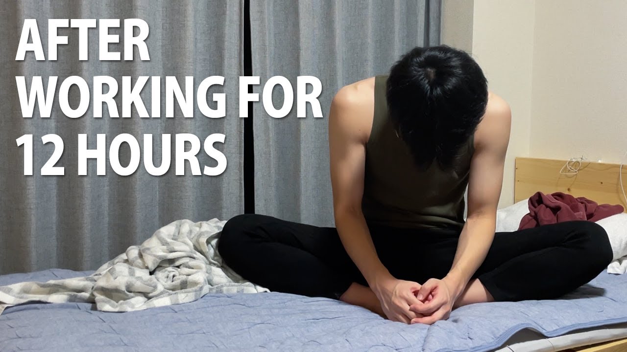 The Real Night Routine after working 12 hours - Japanese Salaryman
