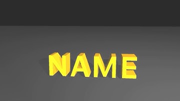 first 3D intro ever made on IOS(3D Text+Cute Cut Pro)