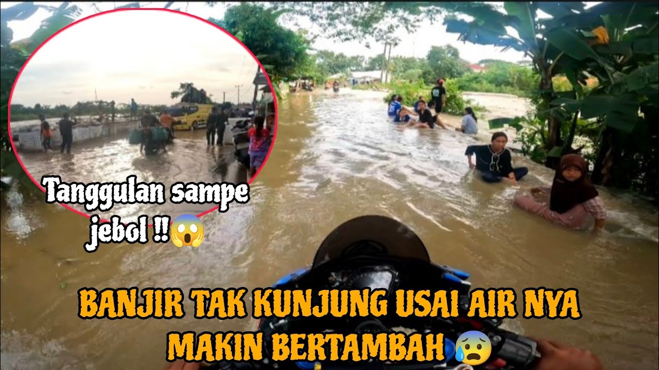 BAWA SIMON BUAT TRABAS BANJIR LAGI, AIRNYA MAKIN BERTAMBAH TANGGULAN SAMPE JEBOL😰