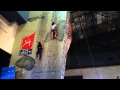 Wall climbing at Market Market