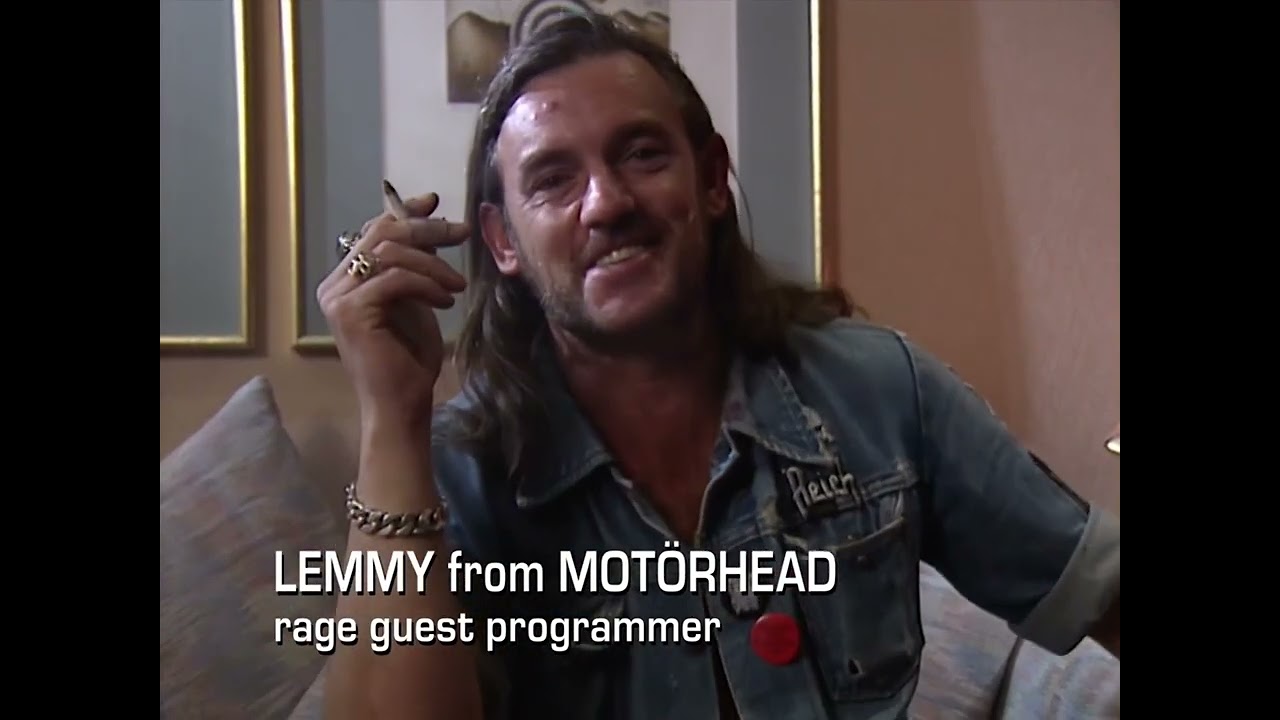 1991.06.22 - Lemmy from Motörhead - ABC Rage Guest Programmer