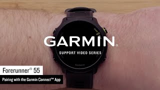 Support: Pairing a Forerunner® 55 with the Garmin Connect™ App screenshot 2