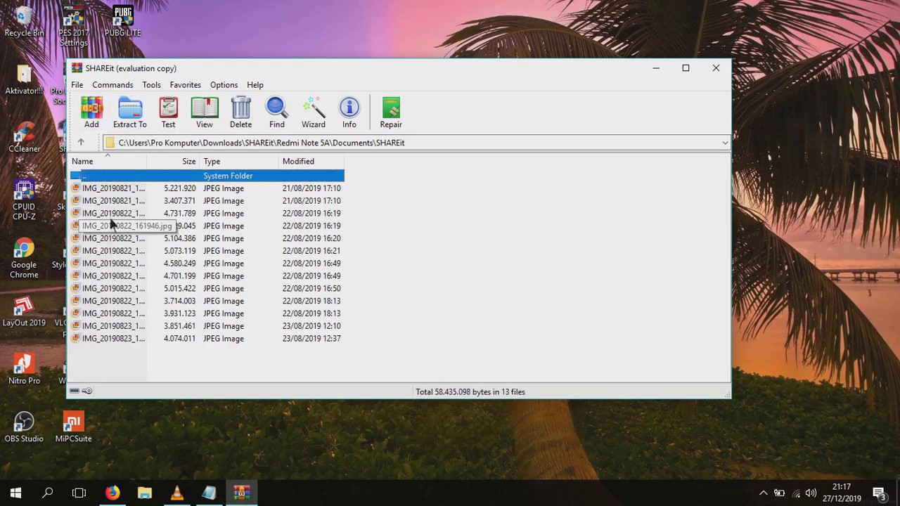 Cara c0mpress file atau folder dan memberinya p4ssword youtube