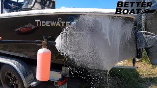 New, Easy and Fast way to wash your Boat!