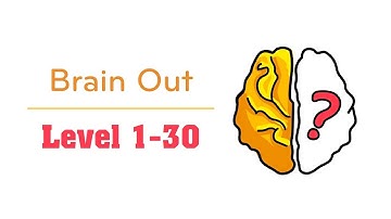 Brain Out Levels 1 - 30 Walkthrough Solution (Hints are below the video) | RV GAMER ZONE