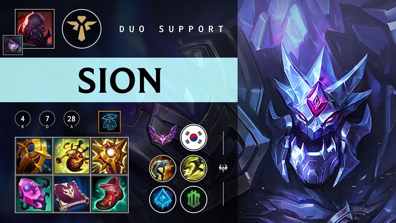 Sion Support vs Nautilus - KR Master Patch 26.03