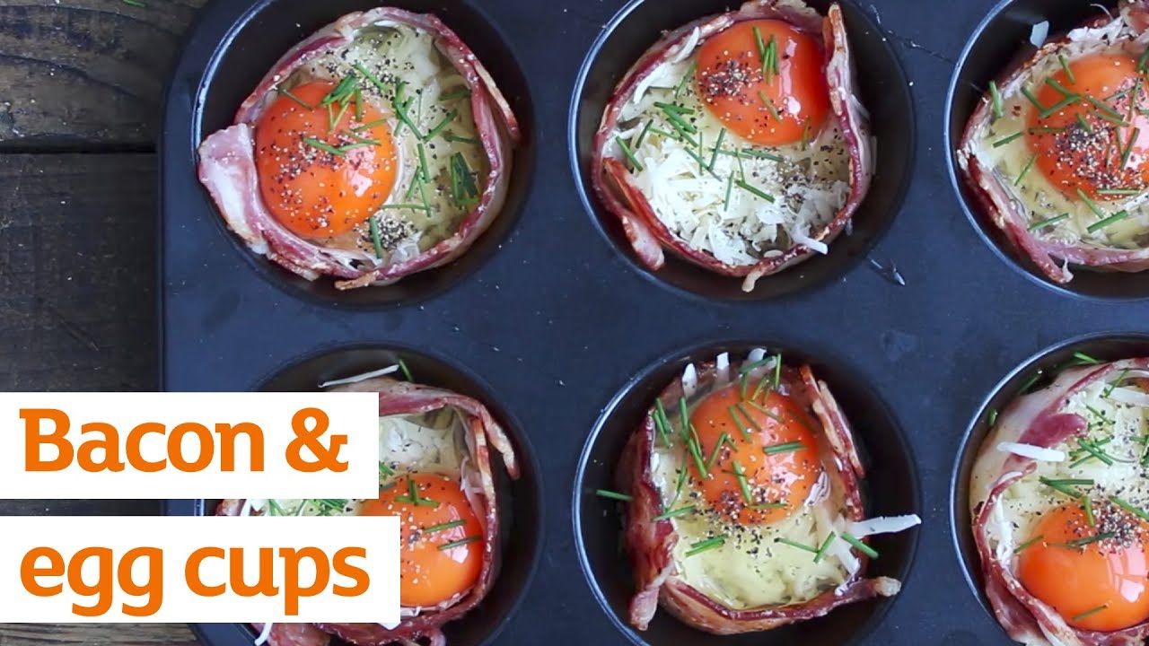 Bacon and egg cups Recipe Sainsbury's YouTube