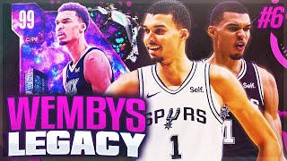 WEMBYS LEGACY #6 - DARK MATTER WEMBY GIVEAWAY!! NBA 2K24 MYTEAM!! #ad