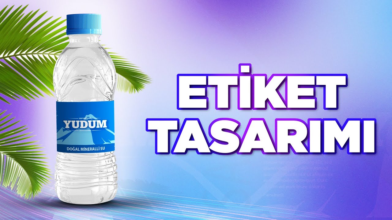 Etiket Tasarımı Nasıl  Yapılır? şişe etiketi tasarlıyorum!