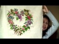 Elsa Williams 'Berry Wreath' - вышивка гладью "Ягодный венок"
