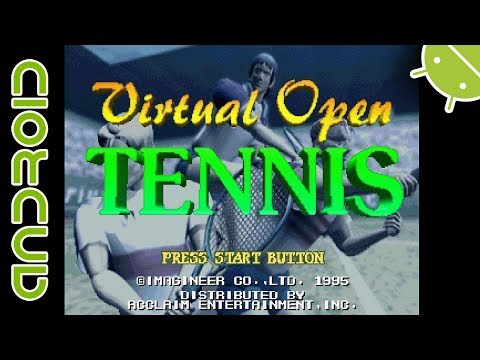 Virtual Open Tennis | NVIDIA SHIELD Android TV | Yaba Sanshiro Emulator | Sega Saturn Exclusive