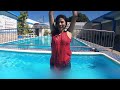 wet playing in the water - #wet #pool #vlog #video #lifestyle #lifestylevlog #waterpool #poolparty