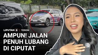 Download Lagu Ngeri Tiap Hari! Jalan Rusak di Ciputat Tangsel Bak Kubangan Saat Hujan | Liputan 6 MP3