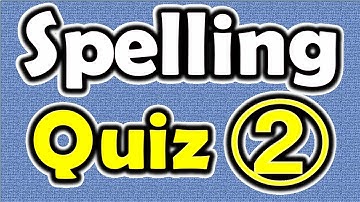 Spelling Quiz (2) [ ForB English Lesson ]