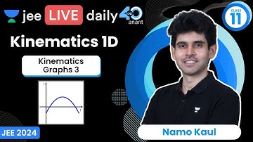 Kinematics 1D L4 | Kinematics Graphs 3 | #jee2024 #jee2025 #jeephysics #namokaul
