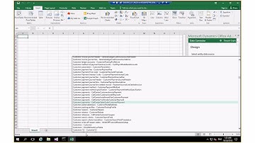 Demo D365FO Excel Add in