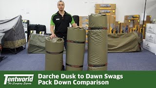Packing Down The Darche Dusk to Dawn Swags  What Size Is Right For You?