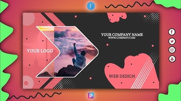 Digital Social Media Web Banner Design | Web Banner Design In Pixellab | #AwesomePlayAP