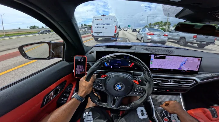 CUTTING UP IN A G80 M3 COMPETITION POV