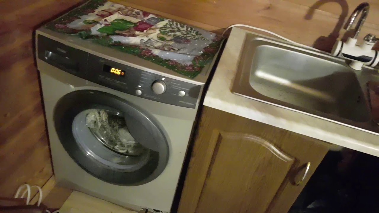 Стиральная машинка не сливает воду - YouTube