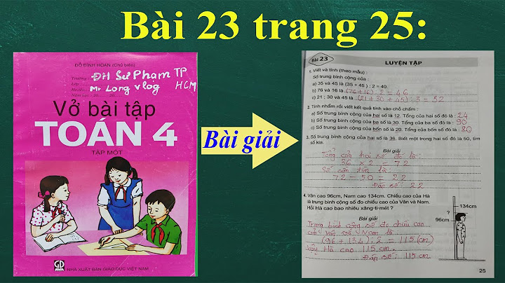 Vở bài tập toán lớp 4 trang 25 tập 1 năm 2024