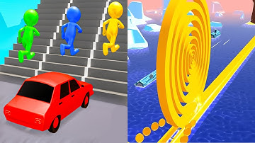 Shape shifting VS Spiral Roll - All Level Gameplay Walkthrough Android iOS Ep10