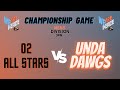 Peace tournament finals Under Dawgs vs. 02 All Stars mens division