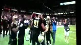 DREW BREES HISTORIC MILESTONE   ( ALL TIME NFL SINGLE SEASON  RECORD ) HD