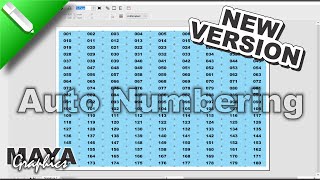 Auto Serial Numbering In Coreldraw - New Version Coreldraw Tutorial