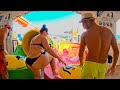 Bouncy slide at aquapark neptune sozopol bulgaria