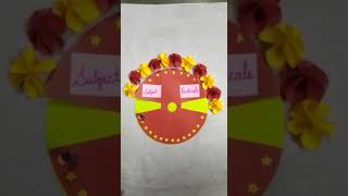 English grammar project Subject and Predicate std IV