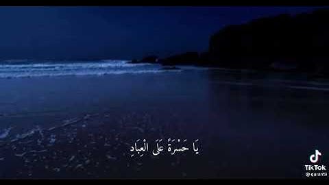 ( يِّأّ حٌَّسرةّ عٌلَى أّلَعٌبِأّدِ ) تلاوة خاشعة القارئ شريف مصطفى 🌸