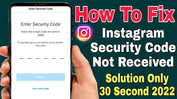 instagram security code not received problem fix 2022 | instagram otp not received problem solve