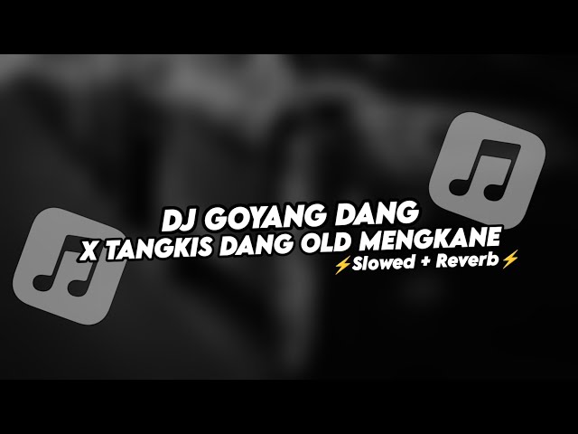 DJ GOYANG DANG X TANGKIS DANG OLD MENGKANE VIRAL TIKTOK (Slowed+Reverb) class=